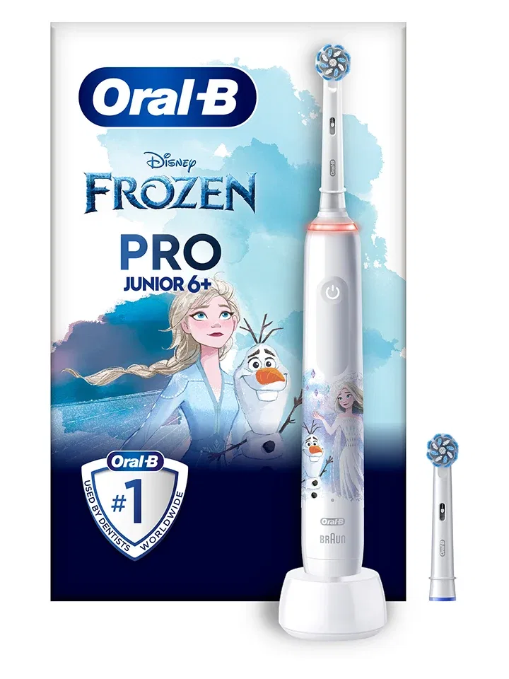 Электрическая зубная щетка Junior Pro Frozen Oral-B Белый