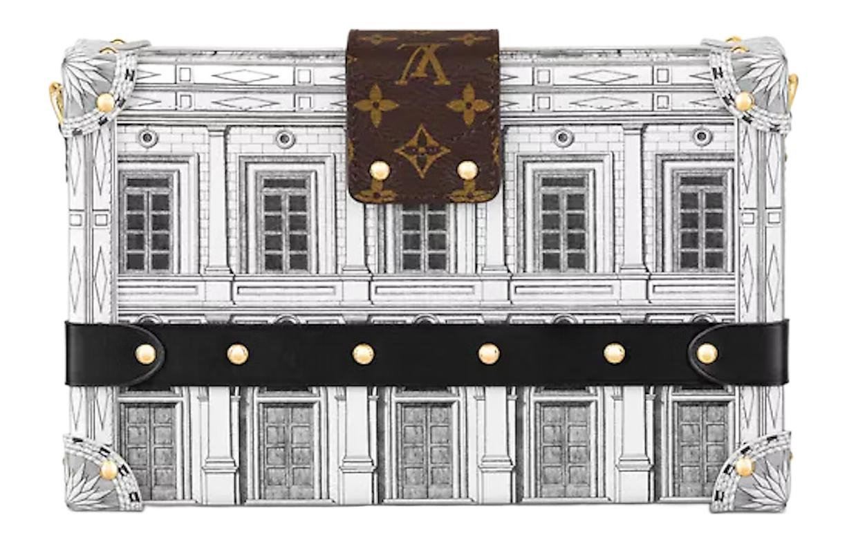 X Fornasetti Petite Malle Чёрно-белая LOUIS VUITTON — фото 4