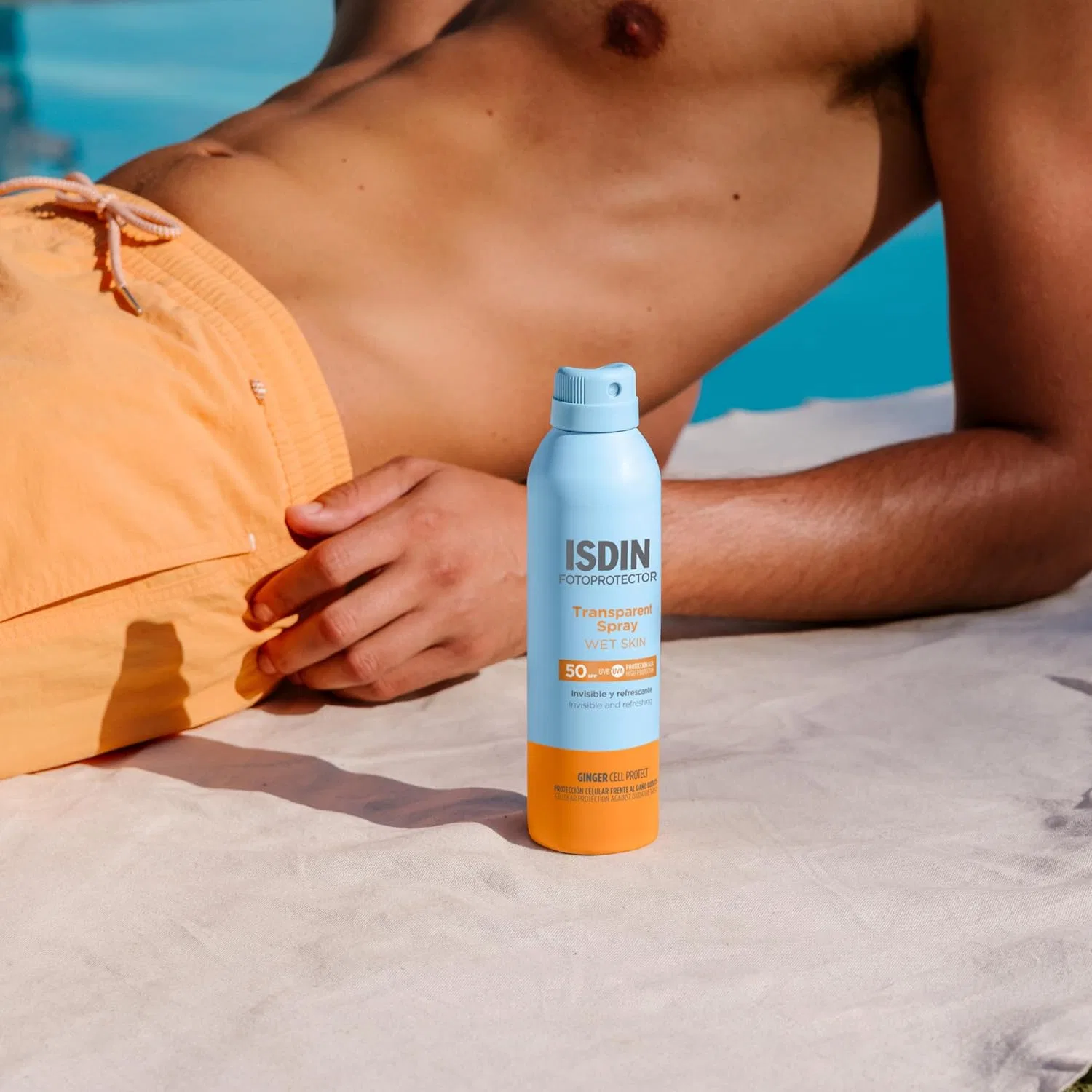 Прозрачный спрей для загара «Fotoprotector Wet Skin» SPF 50 от Isdin Isdin — фото 2