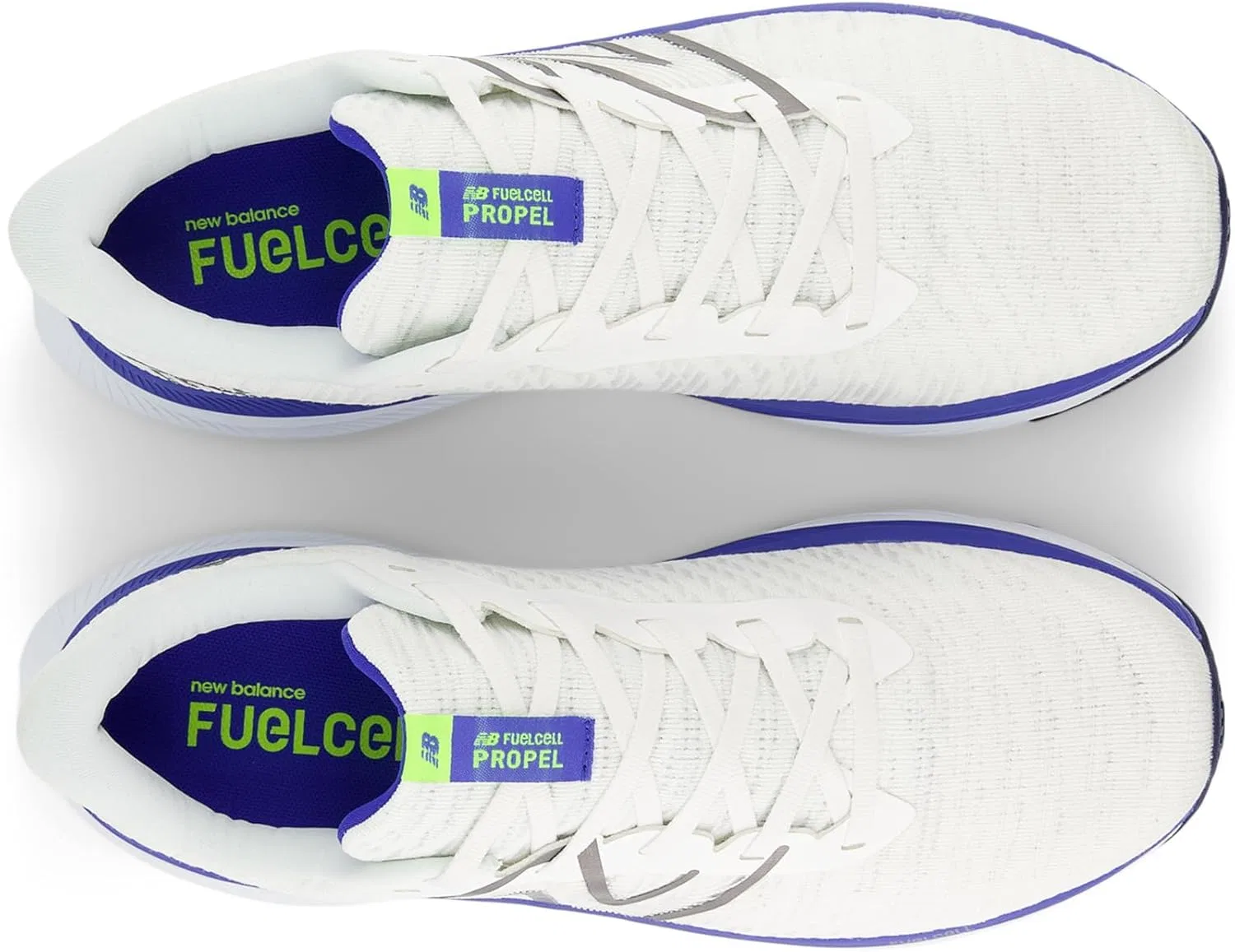 Мужские беговые кроссовки New Balance Fuelcell Propel V4, White Navy 30 Watt — фото 3