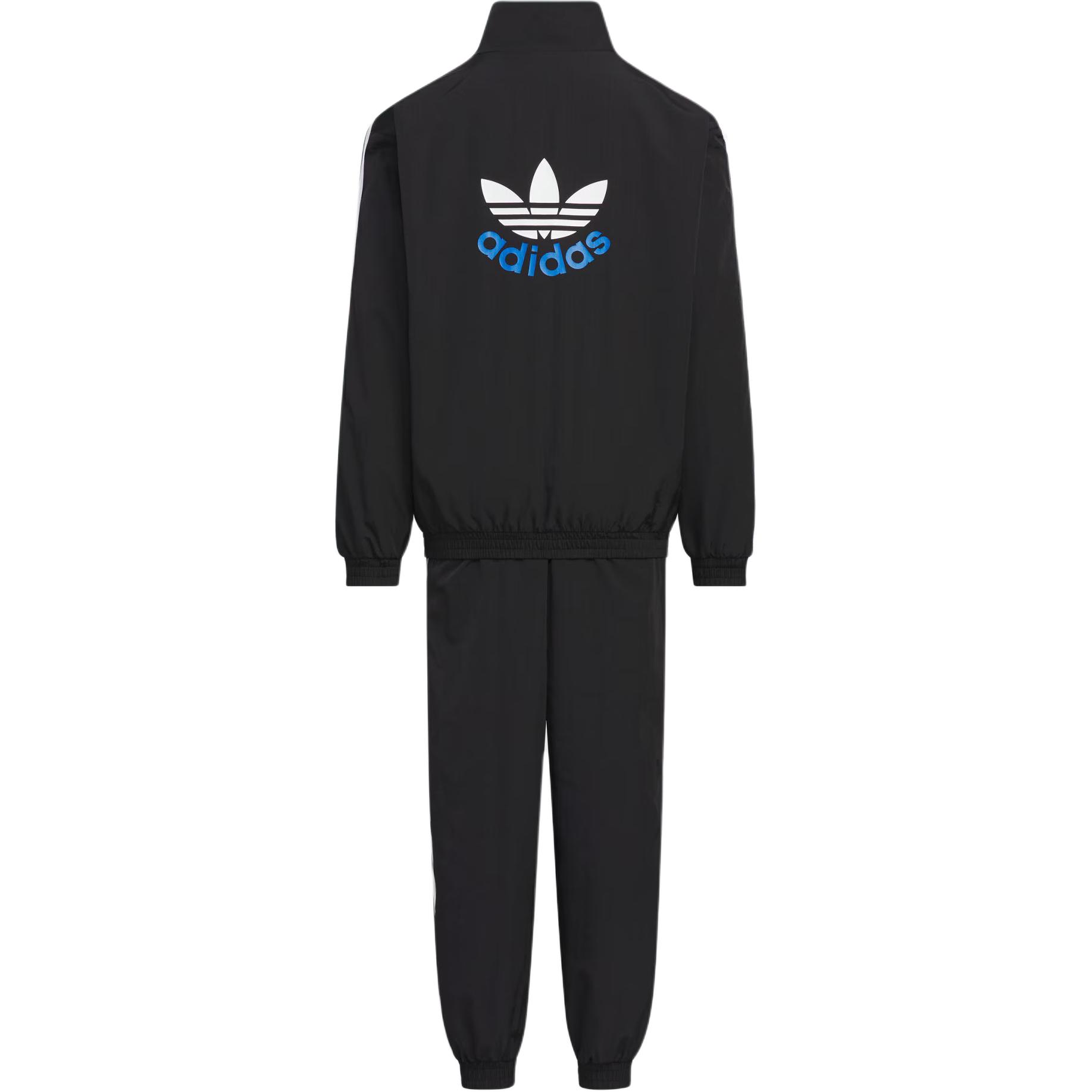 Adidas Originals Повседневный спортивный комплект LK WV черный/белый для детей 3-7 лет — фото 3