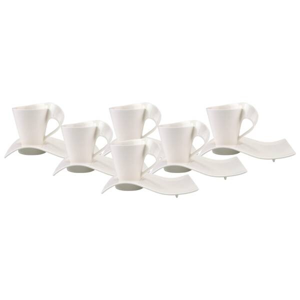 

Кофейный набор newwave caffè 12 предметов Villeroy & Boch, белый
