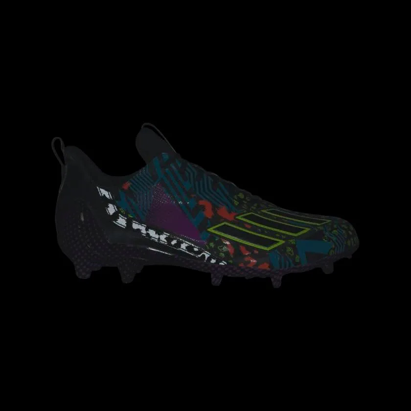 Футбольные бутсы Adidas Adizero 2 для мужчин, черный/розовый — фото 4