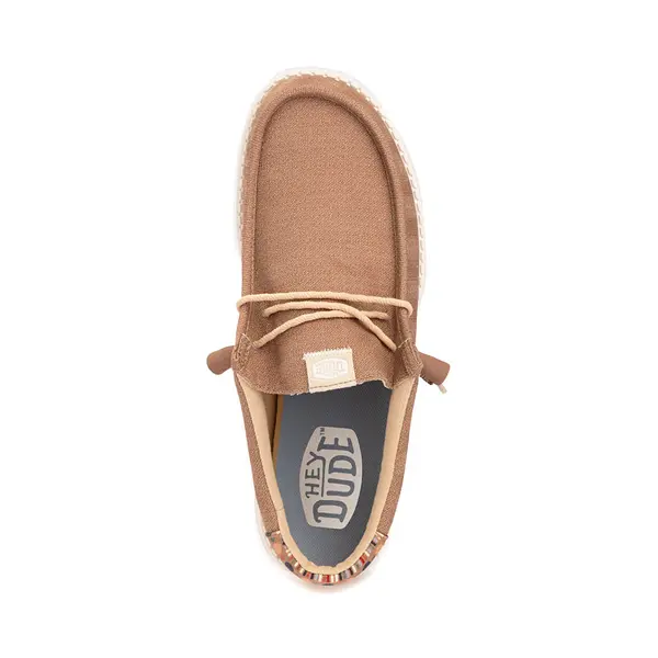 Слипоны Mens HEYDUDE Wally Boho Slip-On Casual Shoe, коричневый — фото 2