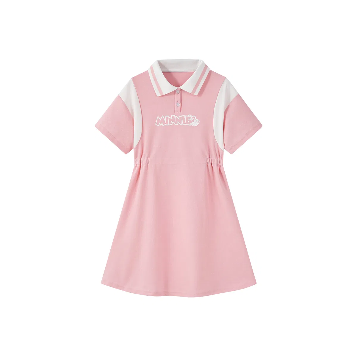 Платье детское с отложным воротником, умеренной длины Disney, Medium Pink