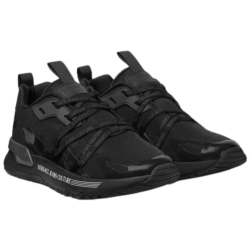 VERSACE JEANS COUTURE Динамичные лоу-топы Casual Shoes мужские Black — фото 4