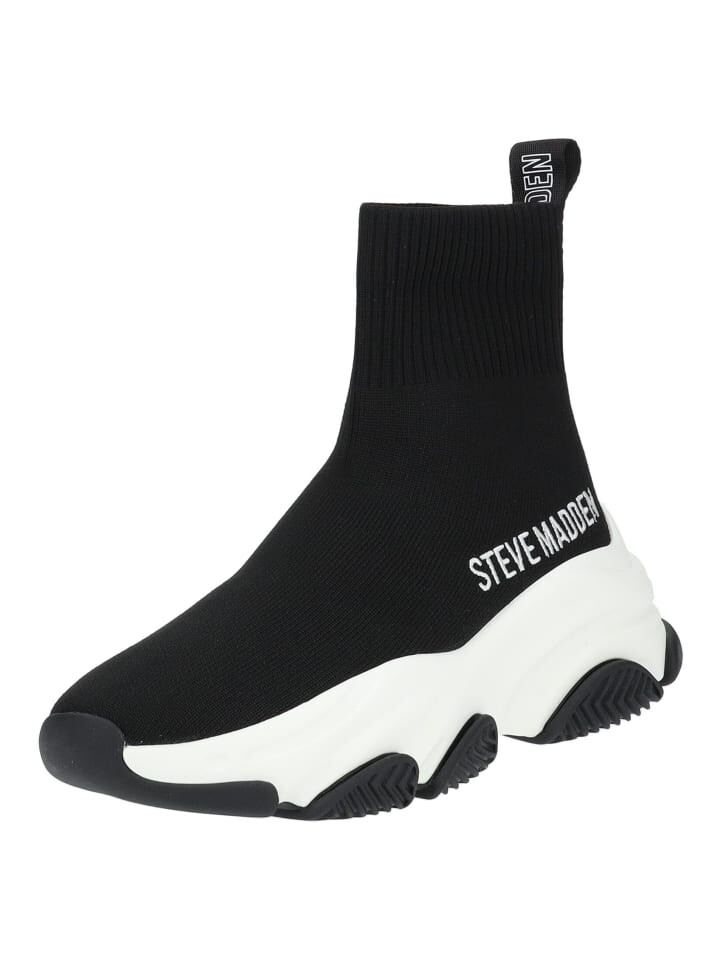 

Высокие кроссовки Steve Madden, черный/белый