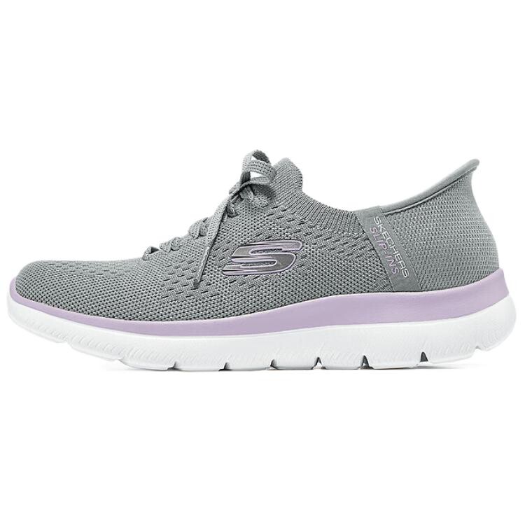 

Кроссовки Skechers Sport Lifestyle Shoes Women's Low-top Grey/lilac, серый/сиреневый