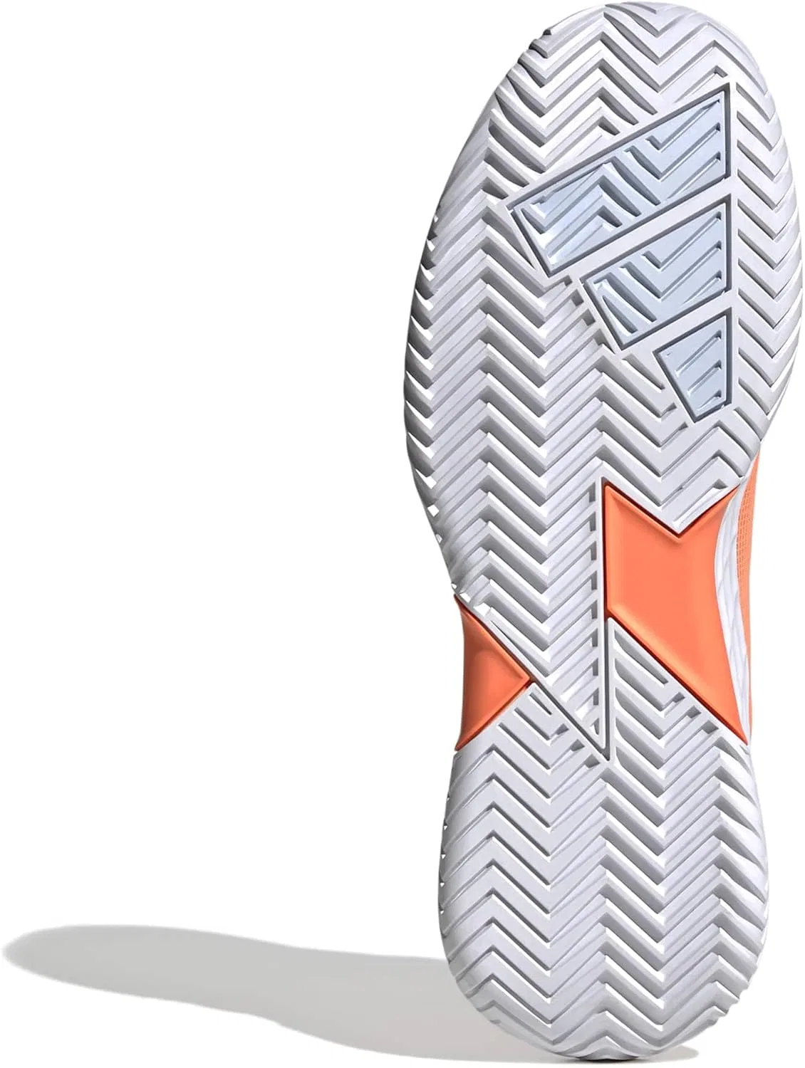 Кроссовки теннисные Adidas Defiant Speed 2, Beam Orange/White — фото 3
