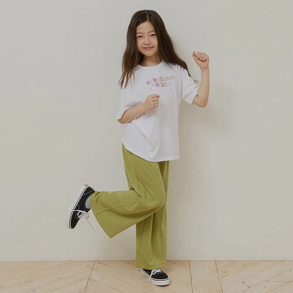 Детская футболка с коротким рукавом айвори от Wednesdayoasis Kids — фото 4