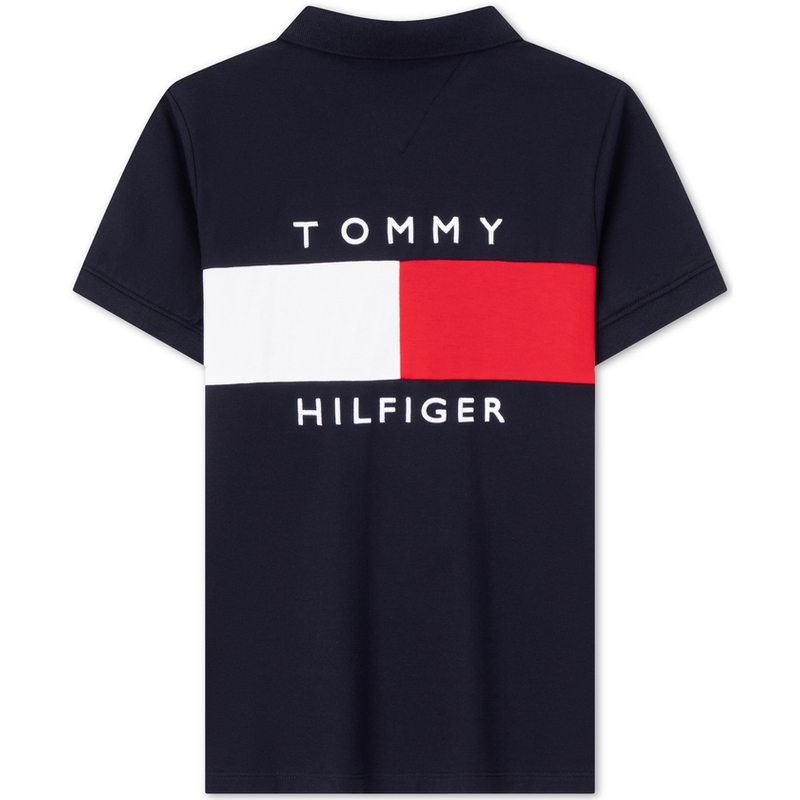 Tommy Hilfiger Футболка navy blue для детей 3-7 лет — фото 4