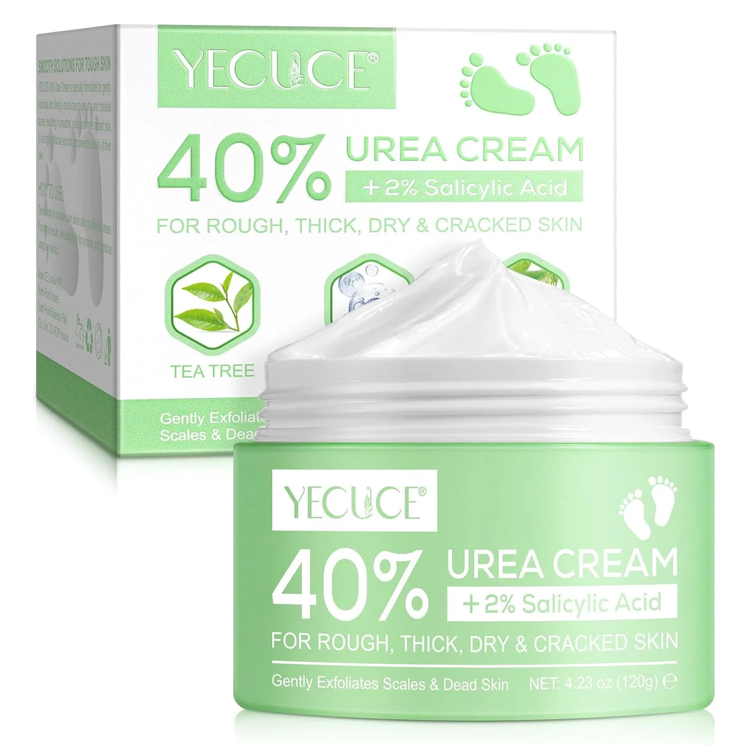 Крем для ног с мочевиной 40%, 120 г Mingyituo