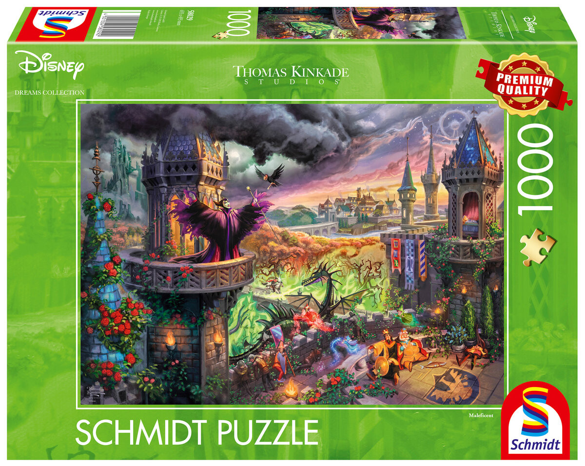 

Шмидт, Пазл PQ THOMAS KINKADE Witch/Diabolina (Disney), 1000 шт. Schmidt