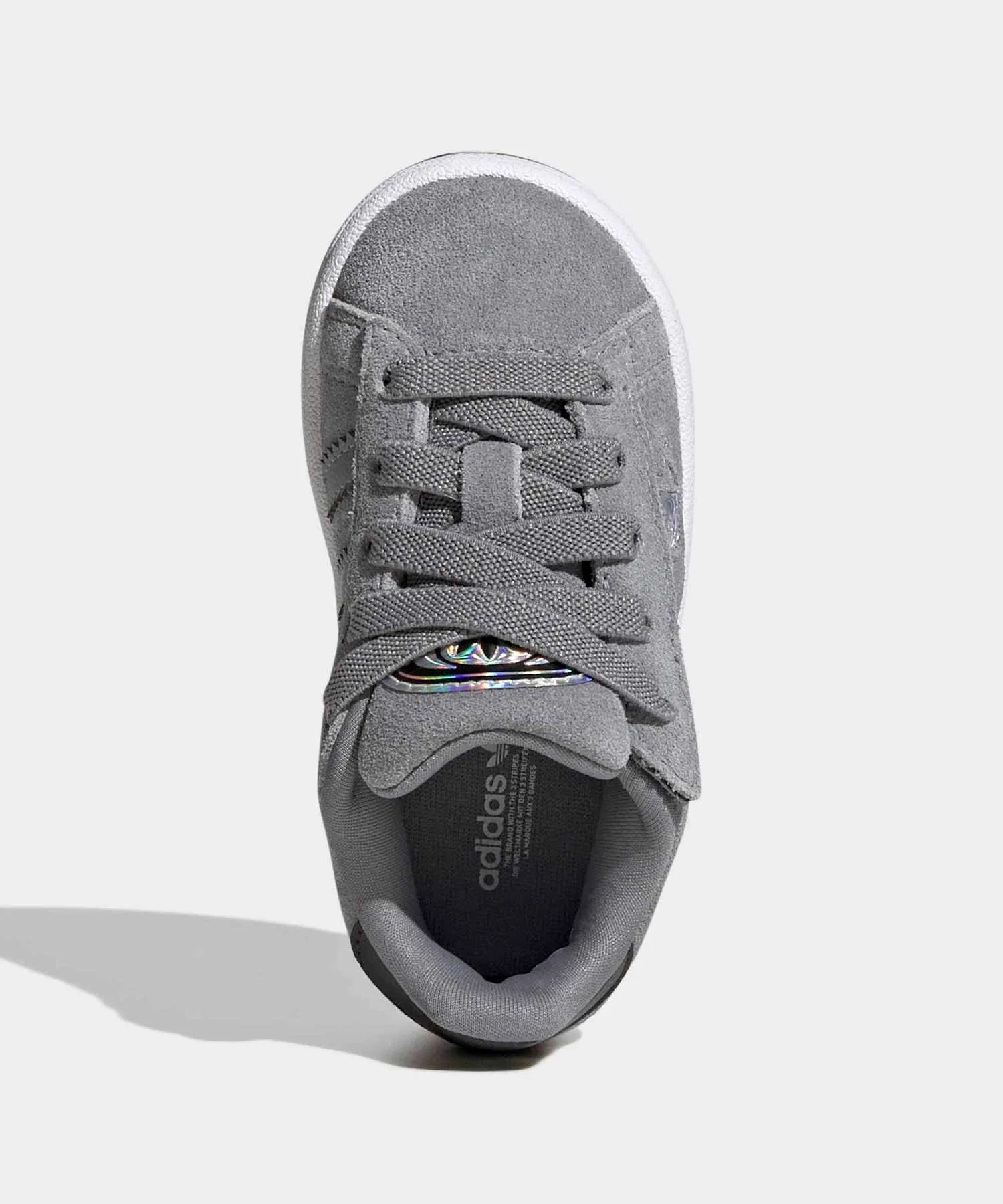 Детские кроссовки adidas Campus 00s LED со светящимися элементами серые — фото 2