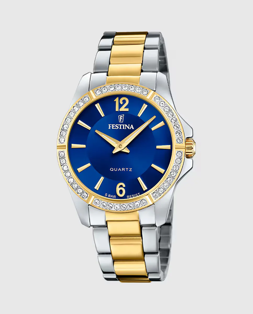 

Женские часы F20594/2 Mademoiselle из разноцветной стали Festina