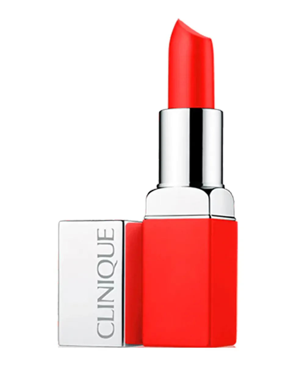 Матовая помада Pop Matte + кондиционер 2 в 1 Clinique, Ruby Pop