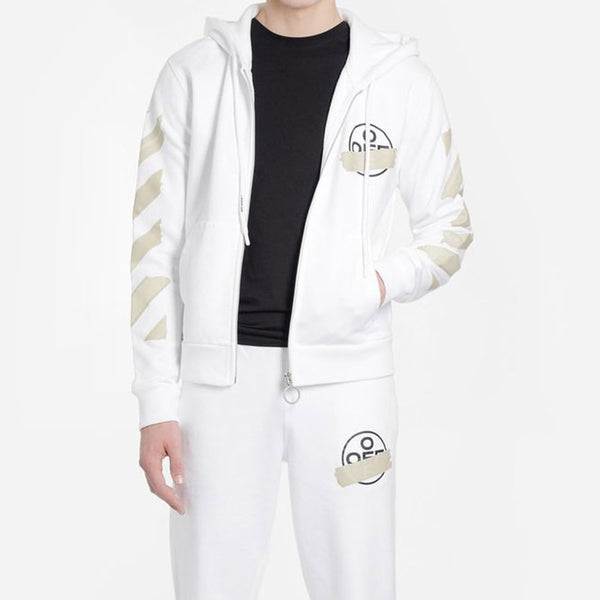 Толстовка ss20 arrows sketch mens logo sweater tape Off-White, белый — фото 2
