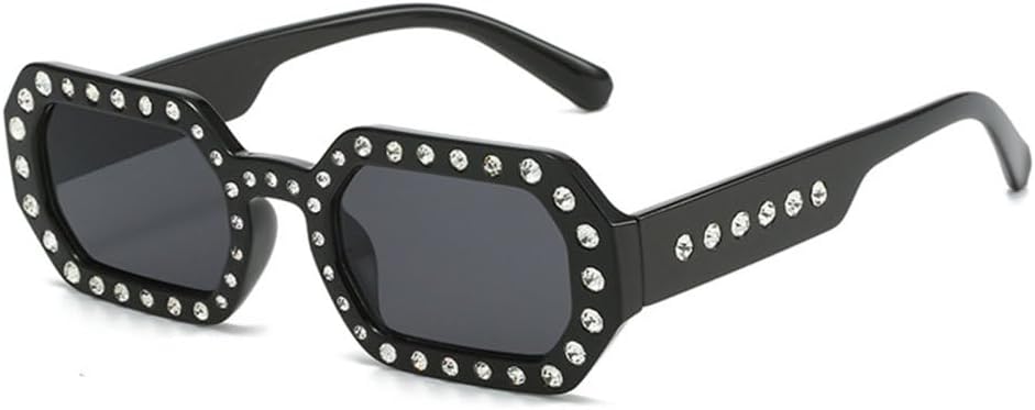 

Солнцезащитные очки MUTYNE Personality Diamond для мужчин и женщин, сексуальные, в маленькой оправе, модные, прозрачные, зеленые, с защитой от УФ-излучения UV400, Black Gray