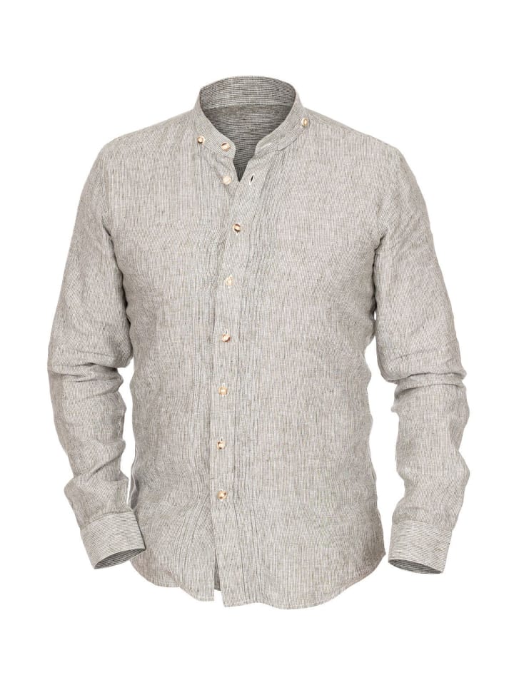 

Almsach Рубашка с воротником-стойкой LF175-LI оливкового цвета