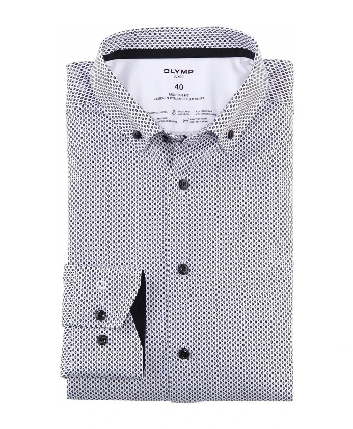 

Классическая деловая рубашка для мужчин Olymp, черный