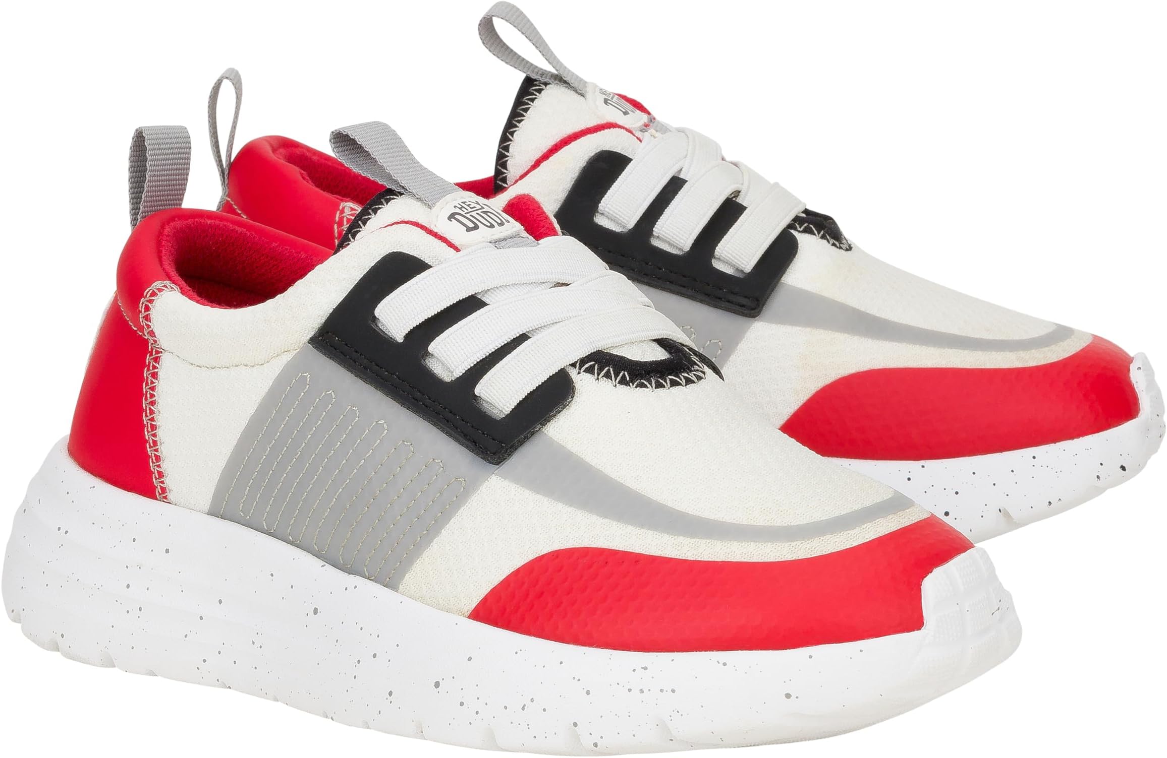 

Кроссовки Hey Dude Kids Sirocco Play Colorblock, цвет White/Red