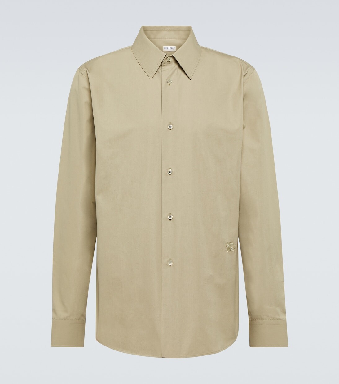 

Рубашка ekd из хлопкового поплина Burberry, зеленый