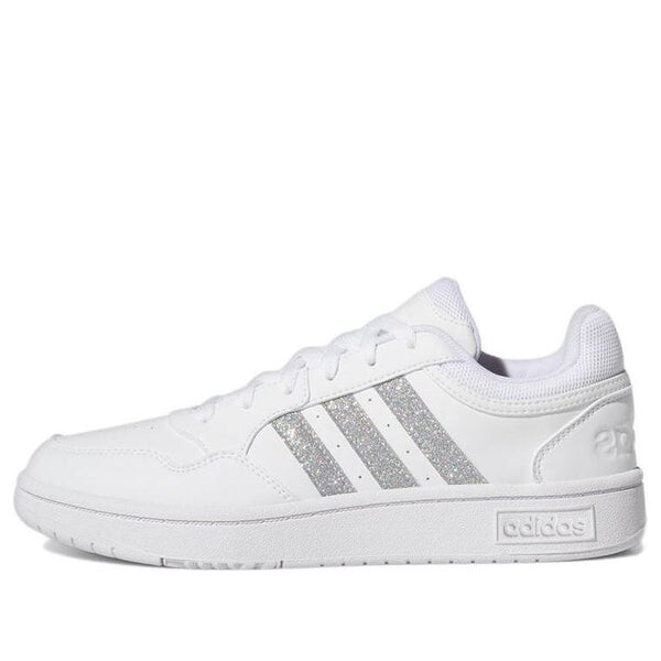 

Кроссовки (WMNS) Adidas Neo Hoops 3.0 Low Cut Tennis Shoes 'White Silver Metallic', белый