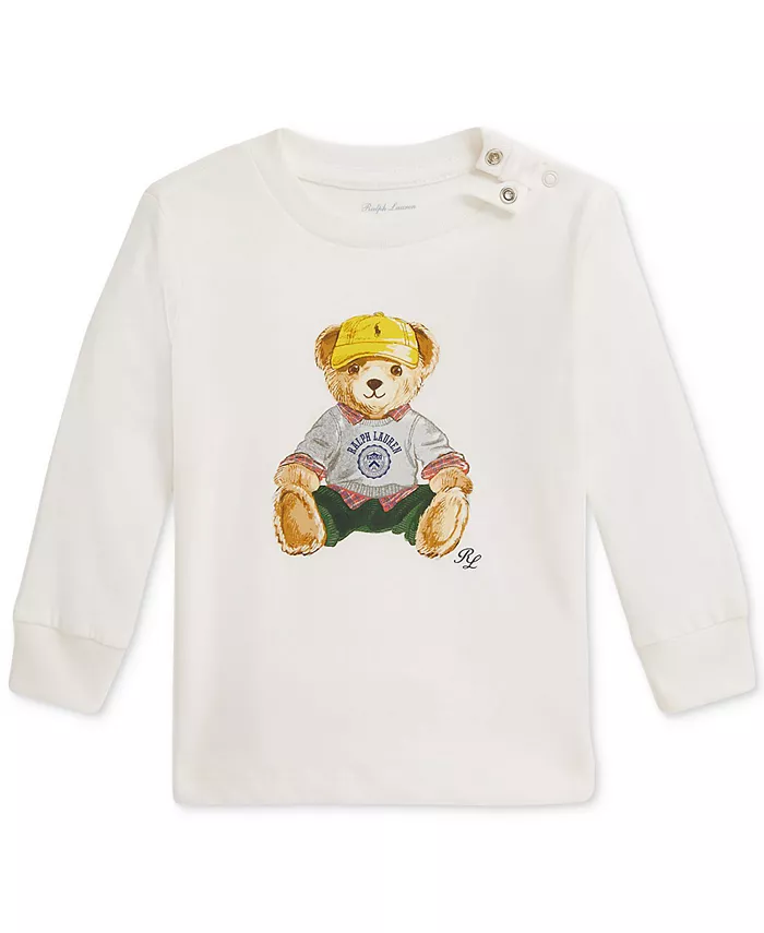 

Футболка Polo Bear для мальчиков Polo Ralph Lauren, белый