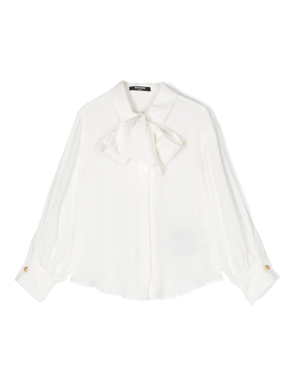 

Рубашка с логотипом Balmain Kids, белый