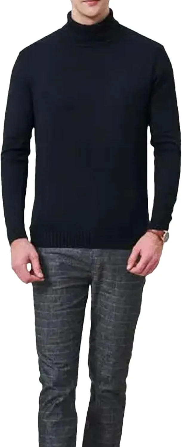 

Мужской водолазный свитер из шерсти