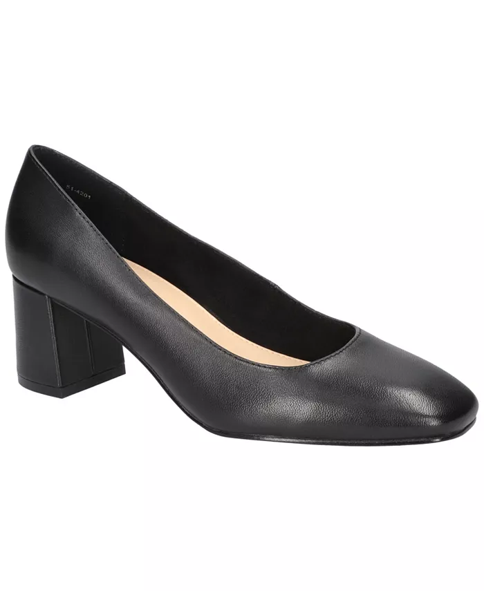 Jillian Women's Block Heel Square Toe Туфлиs Bella Vita, серый