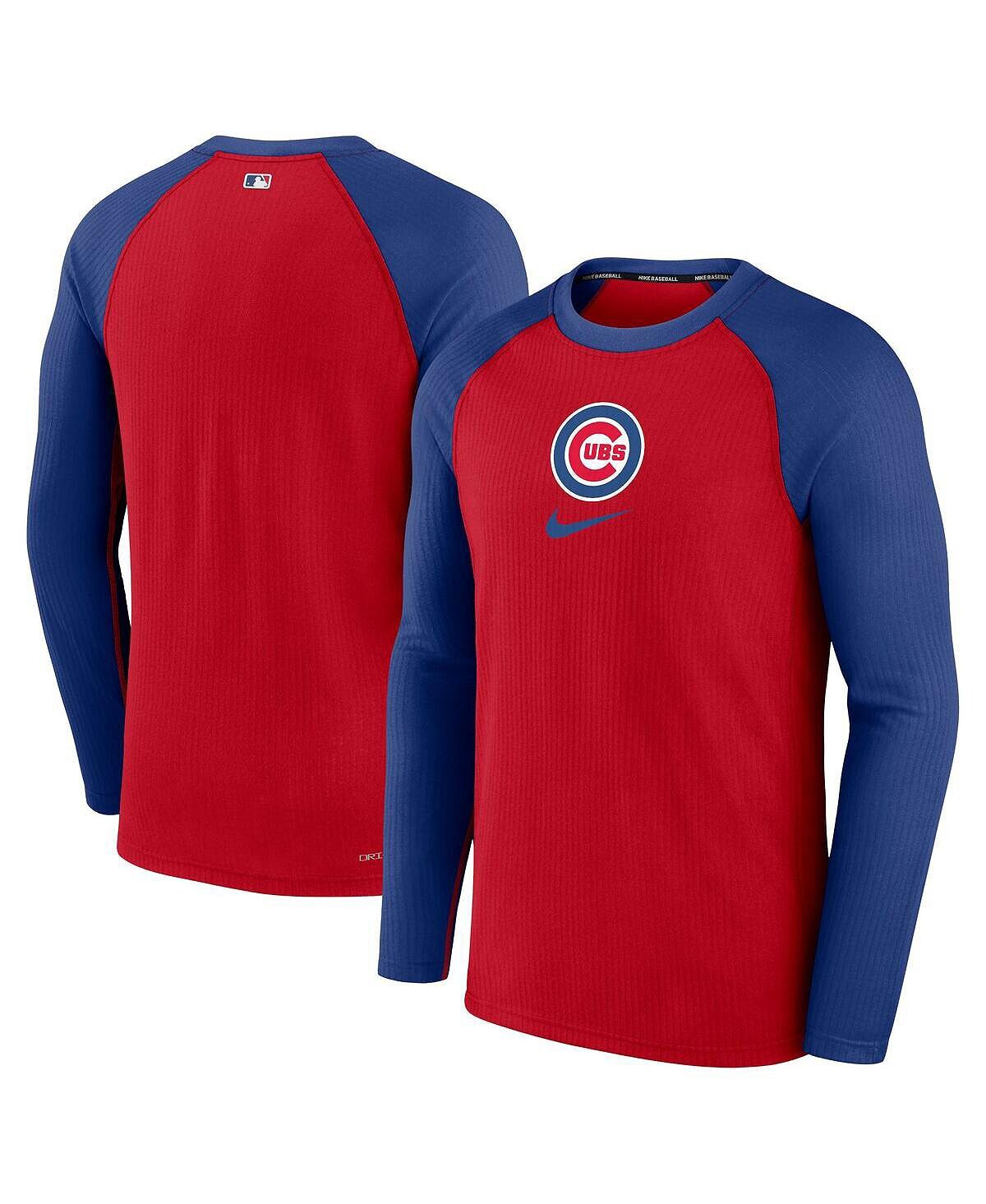 

Мужская красная футболка Chicago Cubs Authentic Collection Game Raglan Performance с длинным рукавом Nike, Красный, Мужская красная футболка Chicago Cubs Authentic Collection Game Raglan Performance с длинным рукавом Nike