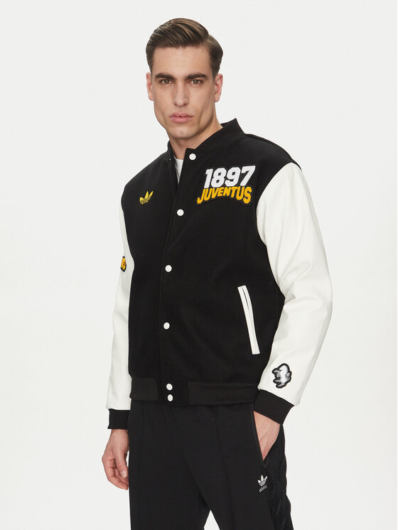 

Куртка-Бомбер свободного кроя Juventus VRCT JF0451 Adidas, черный