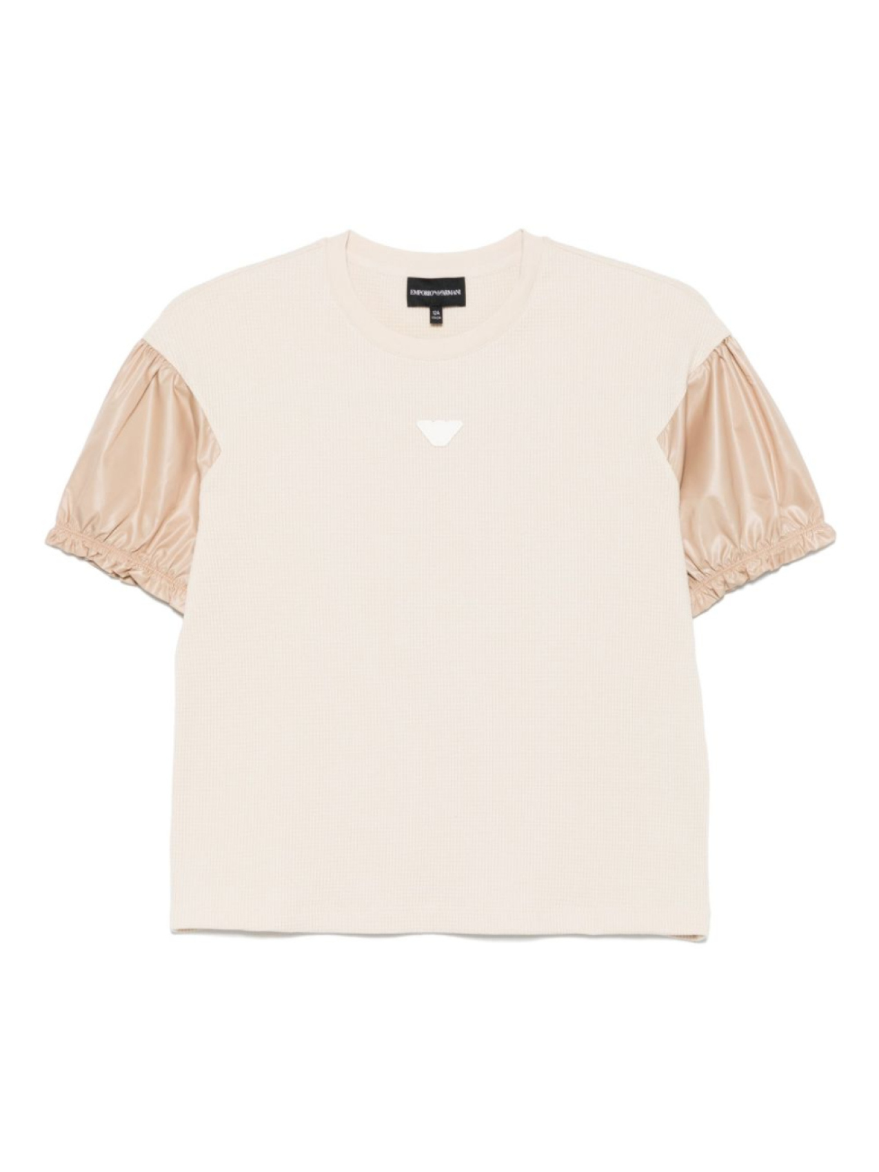 

Emporio Armani Kids футболка с логотипом, нейтральный цвет