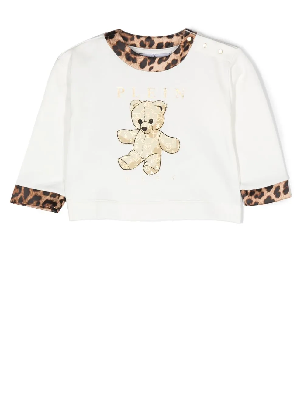 

Топ с принтом Teddy Bear Philipp Plein Junior, белый