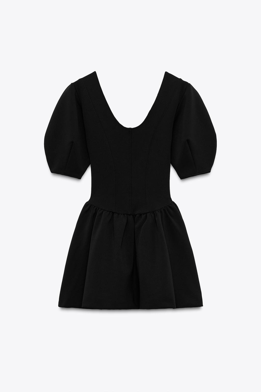 

Приталенное платье для фигуристки ZARA, черный