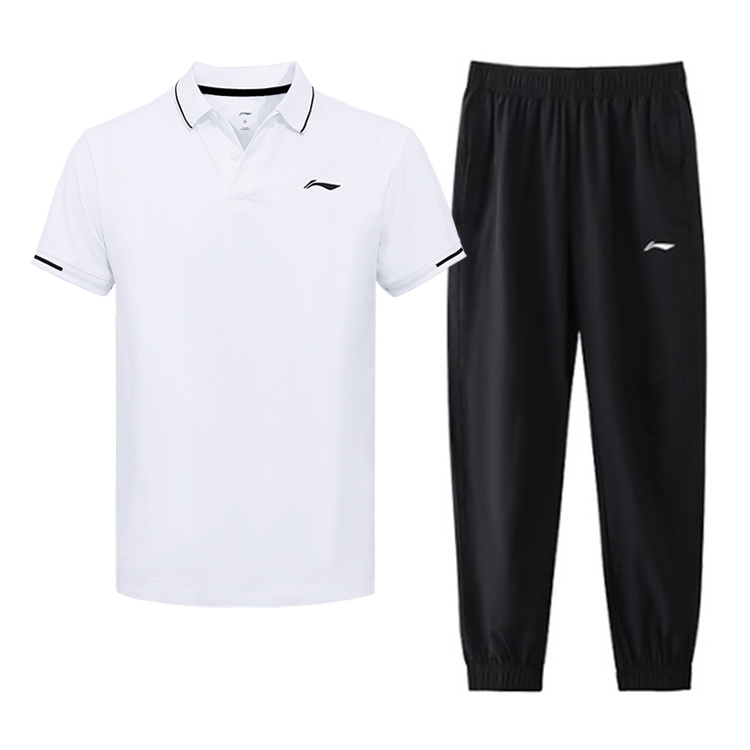 

LiNing Повседневная спортивная одежда Унисекс, Комплект (Белый+Черный)