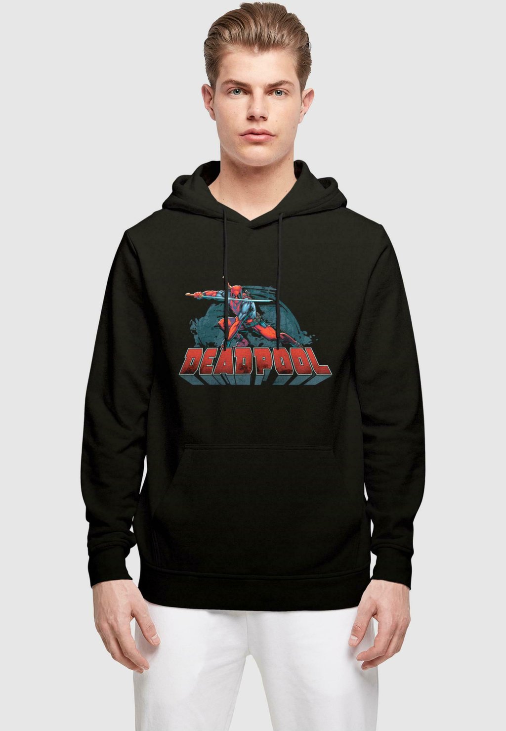 

Толстовка с капюшоном DEADPOOL SWORD LOGO ABSOLUTE CULT, черный