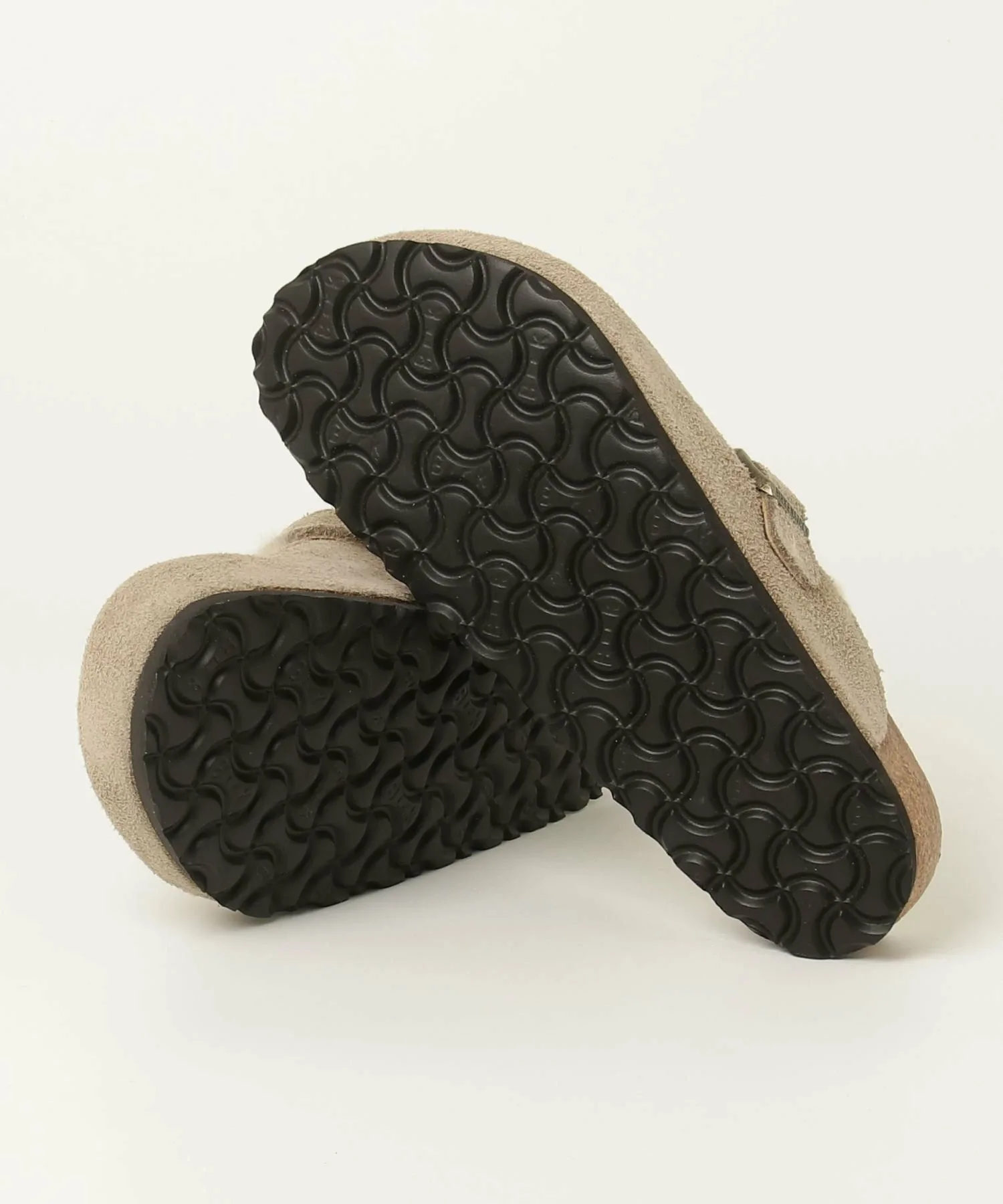 Сандалии BIRKENSTOCK Бостонская овчина Beaver, beige — фото 3