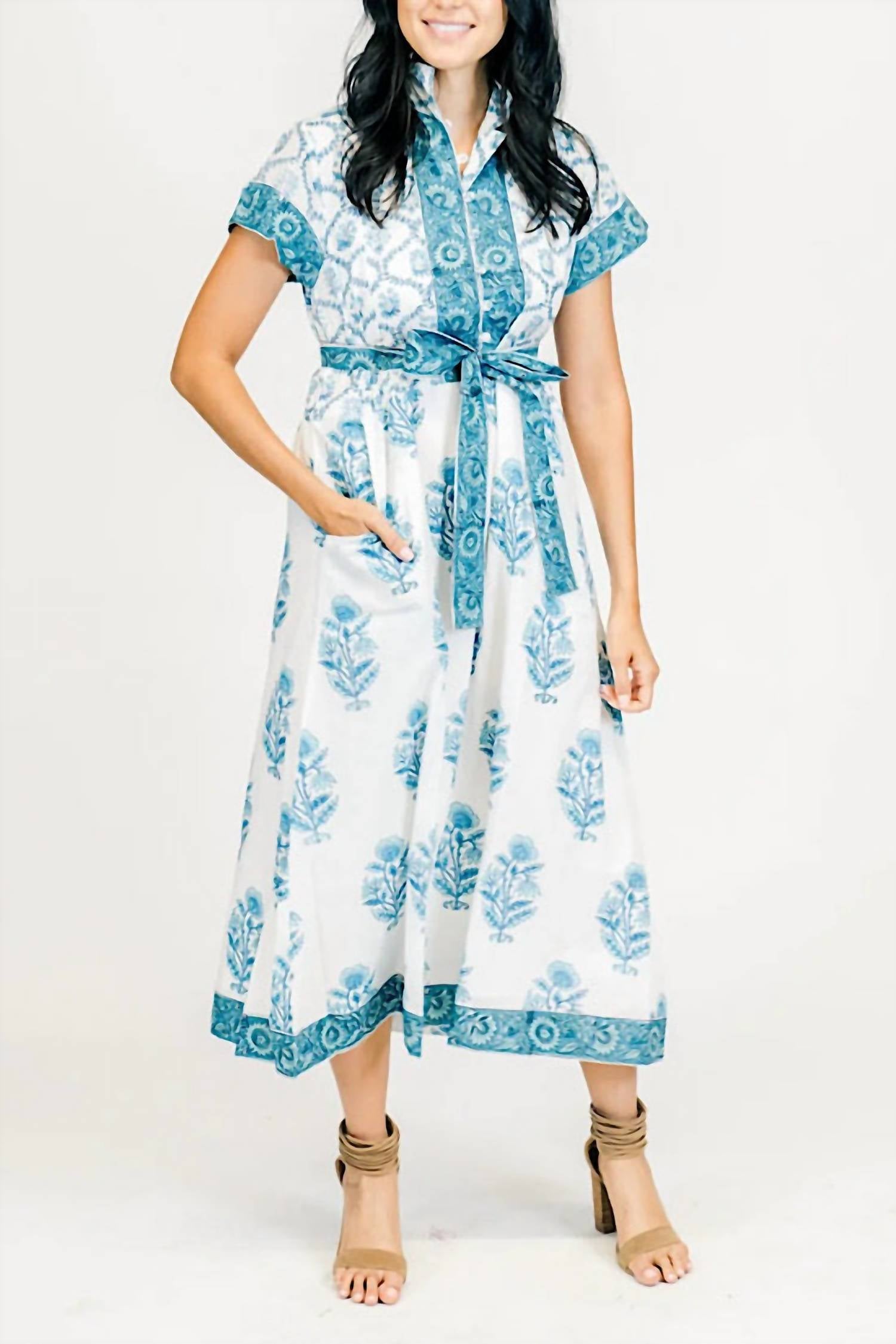 

Платье макси Folly в цвете первоцвет VICTORIA DUNN, розовый