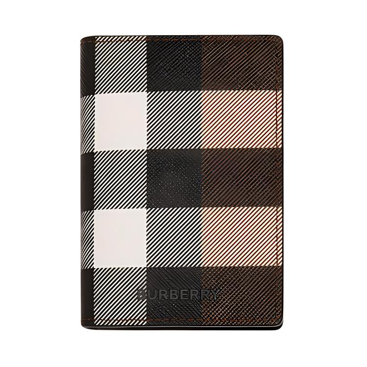 

Burberry Кожаный картхолдер мужской тёмный берёзовый коричневый
