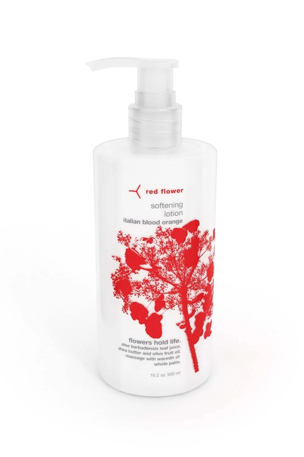 Увлажняющий лосьон Red Flower Italian Blood Orange - глубокое увлажнение и восстановление кожи тела и рук с маслом ши и оливковым маслом, веганский, без сульфатов, 280 мл., red