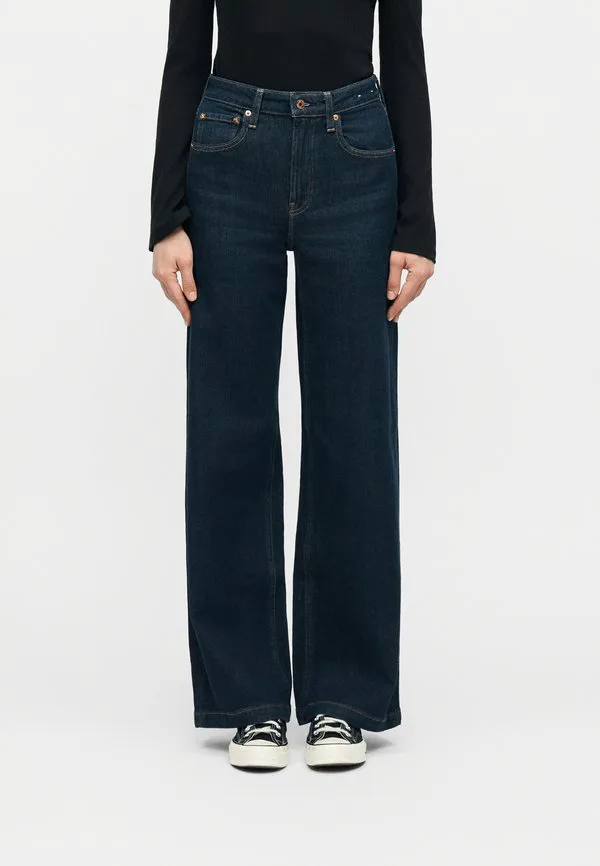Свободные джинсы curvy stride trenta Gap, Dark Indigo