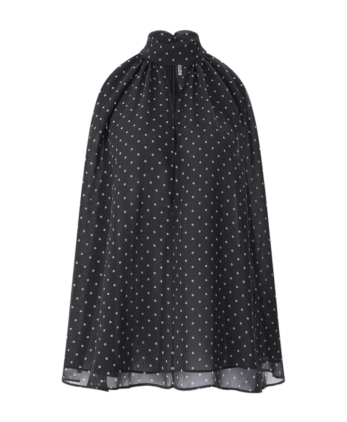 

Топ с завязками на шее Rotate Birger Christensen, черный