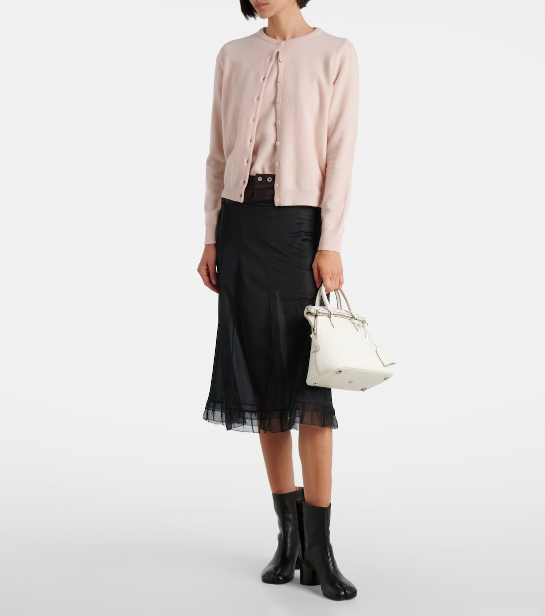 Футболка из натуральной шерсти Maison Margiela, Pale Pink — фото 2