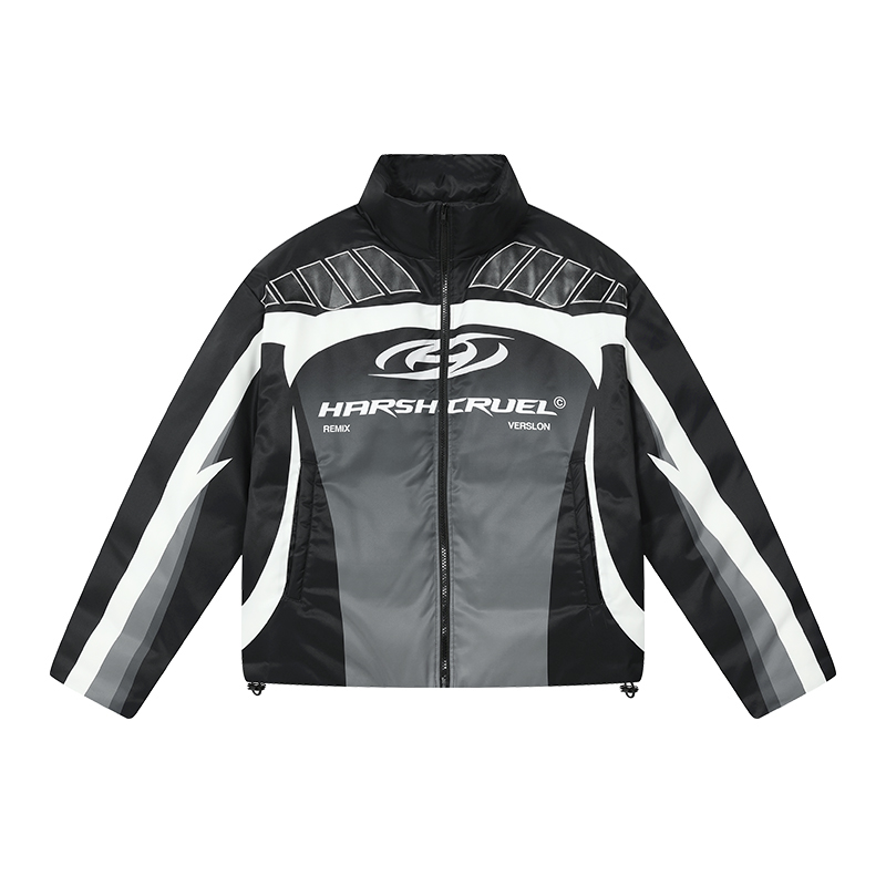 

HARSH AND CRUEL Пуховик Unisex, Black