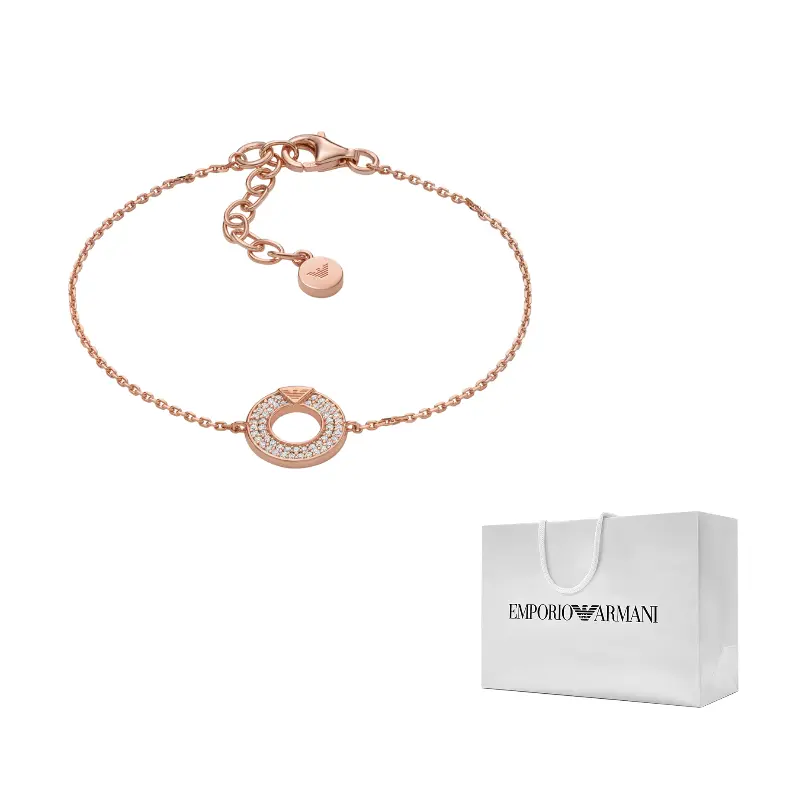 

EMPORIO ARMANI Браслет из позолоченного серебра Rose Gold-Tone