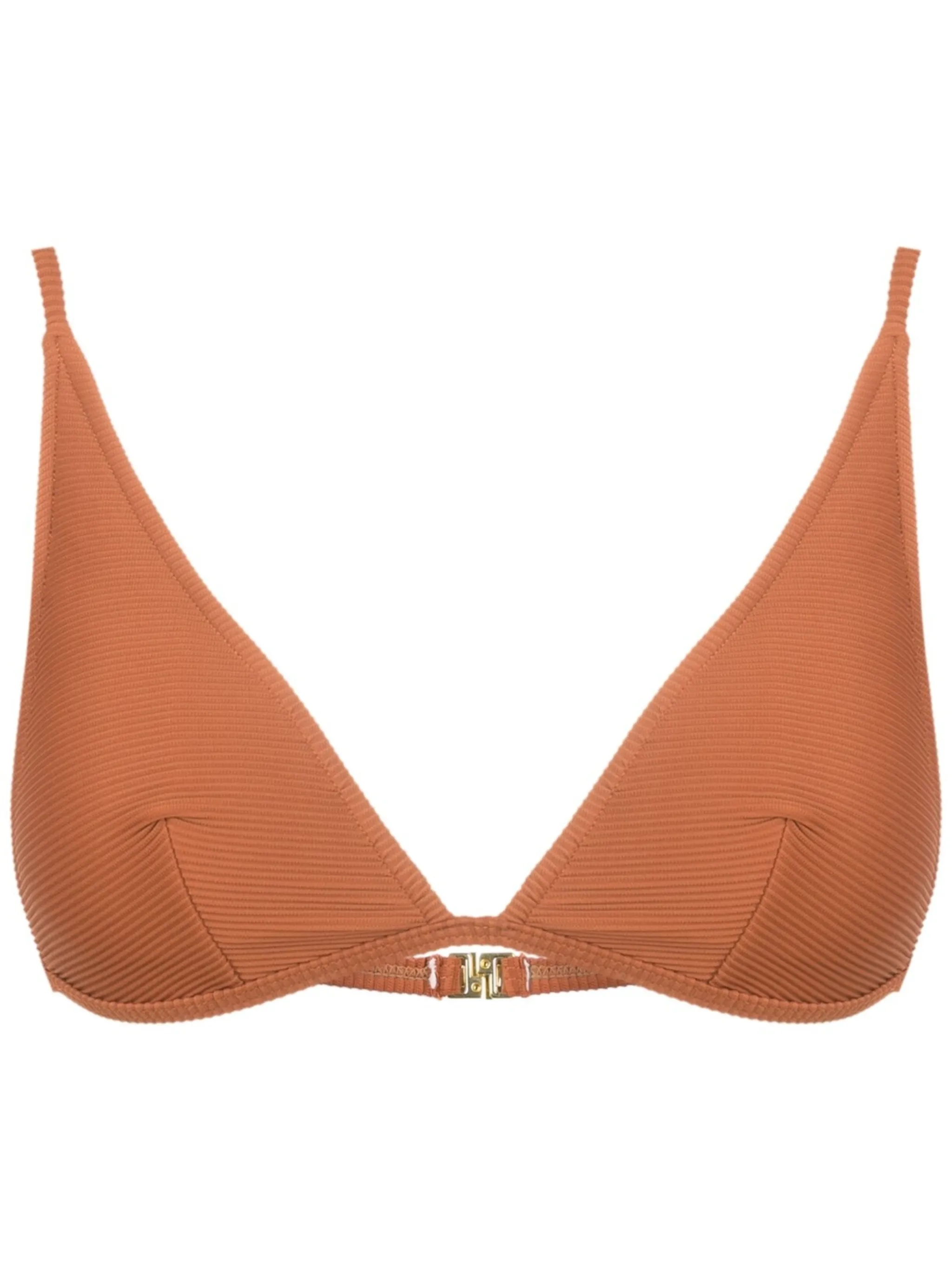 

Топ бикини с треугольными чашками Lenny Niemeyer, коричневый