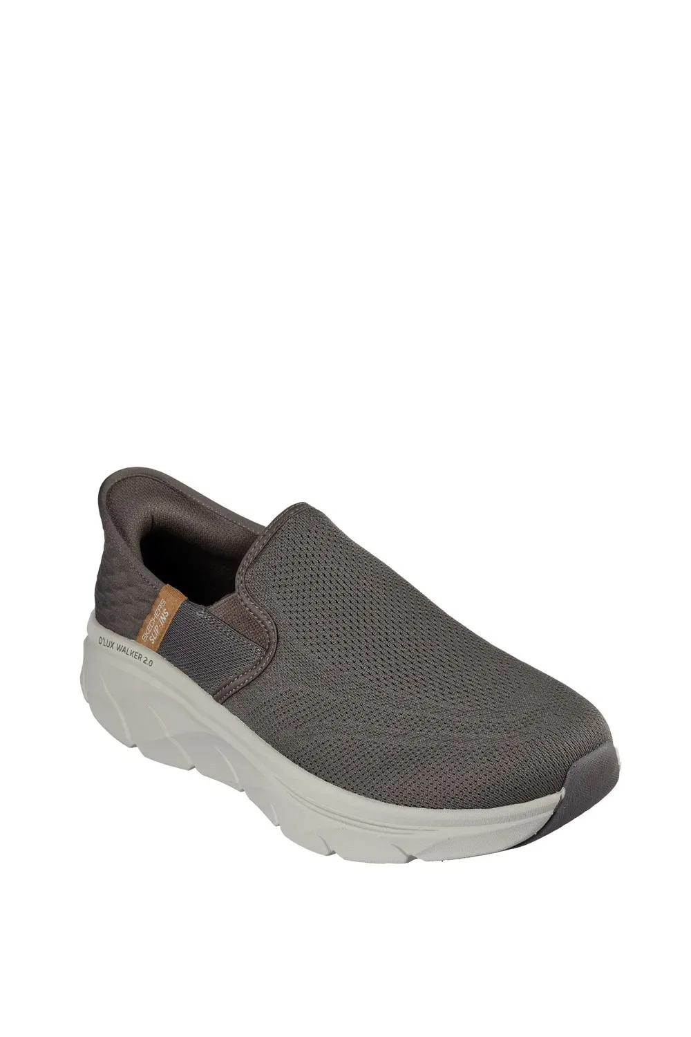 Кроссовки Slip-ins Relaxed Fit D'Lux Walker 2.0 Skechers, коричневый