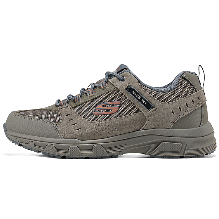 

Skechers Мужские износостойкие и легкие низкие походные ботинки для активного отдыха, серо-коричневые